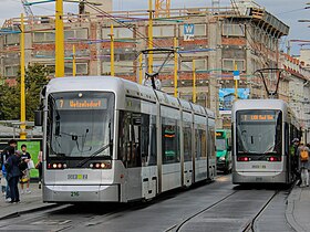 グラーツ市電の超低床電車・200形（2020年撮影）