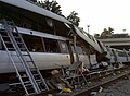 The aftermath of the June 2009 Washington Metro train collision