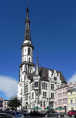 Skyline of Zabkowice Slaskie