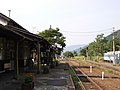 足尾駅プラットホーム