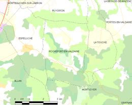 Rochefort-en-Valdaine - Localizazion