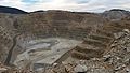 Looking into the Cresson Pipe pit. Notice the leach pile on the upper right.