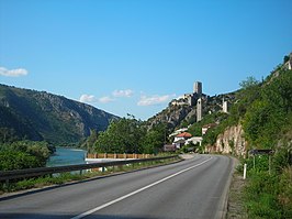 De E73 ten zuiden van Mostar