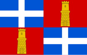 Flag of the province of Sassari.svg