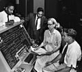 Image 10Grace Hopper at the UNIVAC keyboard, c. 1960. Grace Brewster Murray: American mathematician and rear admiral in the U.S. Navy who was a pioneer in developing computer technology, helping to devise UNIVAC I. the first commercial electronic computer, and naval applications for COBOL (common-business-oriented language).