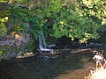 A waterfall near Cunninghamhead bridge.