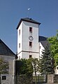 Westturm der evangelischen Andreaskirche in Weisel (1815)