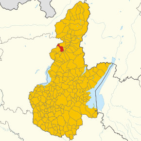 Poziția localității Ossimo