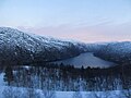 Rombaksfjord, braço do Ofotfjord em Narvik