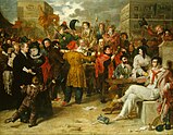 The Mock Election (1827) by Benjamin Haydon