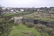 Côté ouest du donjon.