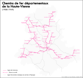 Image illustrative de l’article Chemins de fer départementaux de la Haute-Vienne