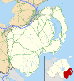 Aghnamoira is located in County Down