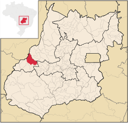 Montes Claros de Goiás – Mappa