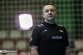 Iran men's national volleyball team in training, 30 December 2019.jpg