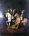 Equestrian Portrait of Emperor Paul I with his Sons and Joseph I, King of Hungary