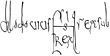 Signature de Clovis II