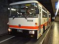 Trolleybus in Tateyama tunnel