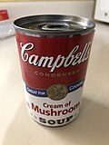 Thumbnail for File:2019-02-08 00 14 59 A can of Campbell's Condensed Cream of Mushroom Soup in the Franklin Farm section of Oak Hill, Fairfax County, Virginia.jpg