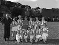 Image 4A Welsh women's football team pose for a photograph in 1959 (from Women's association football)