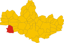 Map of comune of Limbiate (province of Monza and Brianza, region Lombardy, Italy).svg