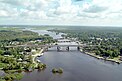 Des Allemands am Bayou des Allemands. Blick nach Norden.