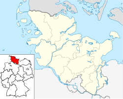 Schwedeneck ubicada en Schleswig-Holstein