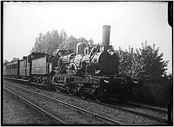 Tournai — Train de Calais - Locomotive Nord 2850, le 27 avril 1900.jpg