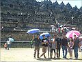 Patio norte del templo Borobudur