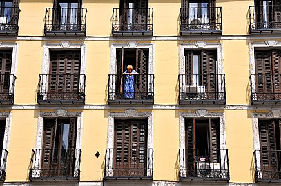 Balkons in Madrid