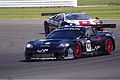 Fahrzeuge der FIA GT1 Weltmeisterschaft mit Blancpain Schriftzug auf der Windschutzscheibe