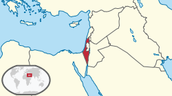 Location of Israel