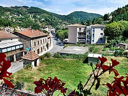 Skyline of Saint-Sauveur-de-Montagut