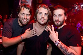 V.l.n.r. Sebastian Ingrosso, Axwell en Steve Angello