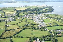 Aerial photo of Tarbert (looking north)