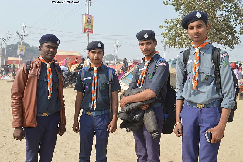 File:2019 Jan 16 - Kumbh Mela - Bharat Scouts.jpg