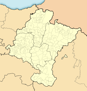 Garralda ubicada en Navarra