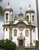 Igreja de São Francisco de Assis u São João del Rei, 1749. – 1774., djelo brazilskog majstora Aleijadinha.