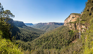 Grose Valley in the Blue Mountains New South Wales