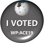 I Voted in ACE 2019