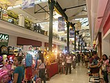 Interior of Tutuban Center Main Building with the existing columns of the old Tutuban station