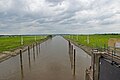 Krückau kurz vor der Mündung in die Elbe