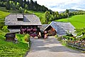 English: Farmhouse (complex) Stoffl Deutsch: Bauernhof (Anlage) Stoffl