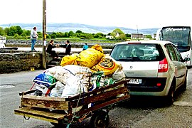 The Burren - R477 - Ballyvaghan - SUV with Bag-Laden Trailer - geograph.org.uk - 3129190.jpg