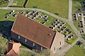 Aerial view of the church