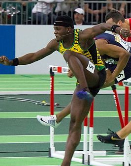 McLeod op de WK indoor van 2016, Portland.