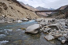 Baspa River in Himalayas