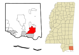 Moss Point – Mappa