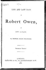 Thumbnail for File:Life and last days of Robert Owen.pdf