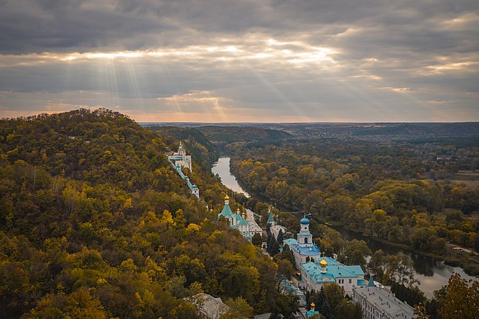 Holy Mountains Monastery, Sviatohirsk, Ukraine. Photograph: Konstantin Brizhnichenko